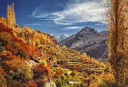 Toamnă pe valea Hunza