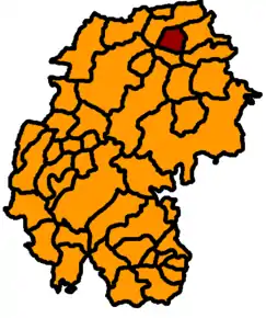 Poziția  Elxleben pe harta districtului Ilm-Kreis