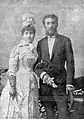 Compozitorul Iacob Mureșianu și soția sa Otilia Brândușianu