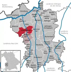 Poziția localității Ichenhausen