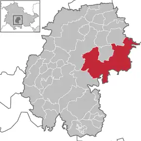 Poziția localității Ilmtal