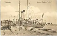 Vaporul Împăratul Traian construit în 1906 la Saint-Nazaire