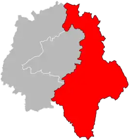 Arondismentul Loches în cadrul departamentului Indre-et-Loire