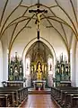 Interiorul bisericii din Haag in Oberbayern