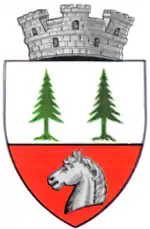 Stema veche a oraşului Cozmeni