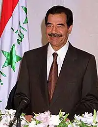 Saddam Hussein,  &nbsp;Irak