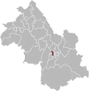 Poziția localității Cantonul Grenoble-1