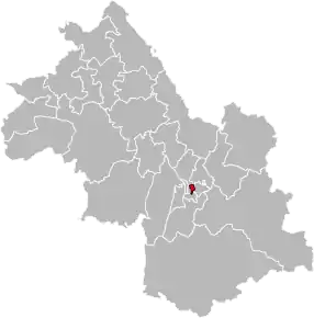 Poziția localității Cantonul Grenoble-3