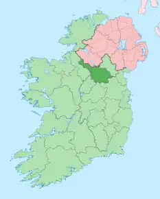 Poziția regiunii Contae an Chabháin County Cavan Comitatul Cavan