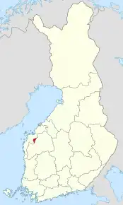 Poziția localității Isokyrö
