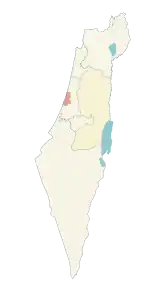 Poziția localității Districtul Tel Aviv