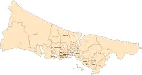 Poziția localității Istanbul