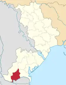 Amplasarea raionului