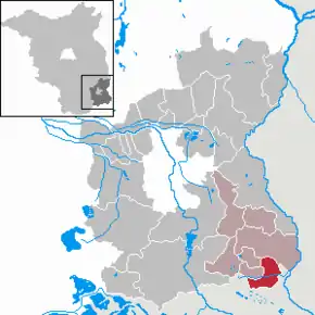 Poziția localității Jämlitz-Klein Düben