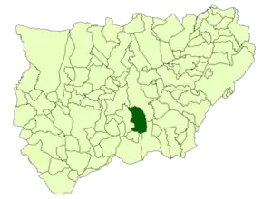 Poziția localității Jódar (Jaén)