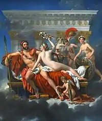 Jacques-Louis David: Marte dezarmat de Venus