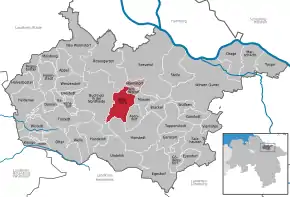 Poziția localității Jesteburg