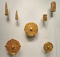 Bijuterii de aur din secolul al XIX-lea, care aparțin poporului așanti