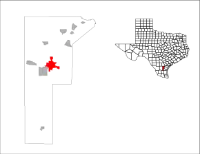 Poziția localității Alice, Texas