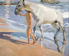 Baia cailor, 1909. Sorolla Museum⁠(d), Madrid.