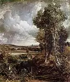 Valea lui Dedham; de John Constable; 1828; ulei pe pânză; 145&nbsp;cm x 122&nbsp;cm; Galeria Națională a Scoției
