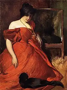 Roșu și negru de John White Alexander