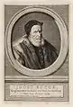 Portretul lui Joost Buyck (1505-1588) realizat de Jacobus Houbraken, după o copie a picturii lui Dirck Barentsz (pierdută încă de atunci)
