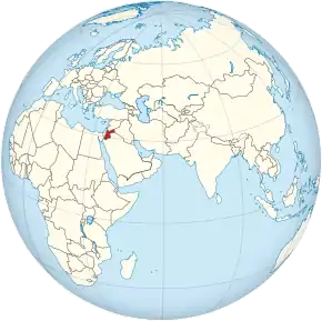 Localizarea Iordaniei