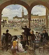 José Aranda Jimenez (1837-1903), Arena, 1870