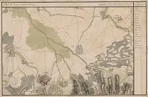 Santău în Harta Iosefină a Transilvaniei, 1769-73