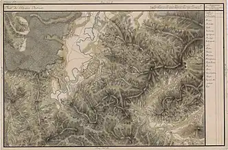 Remetea Chioarului pe Harta Iosephină a Transylvaniei