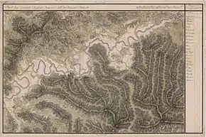 Lozna pe Harta Iosefină a Transilvaniei, 1769-73