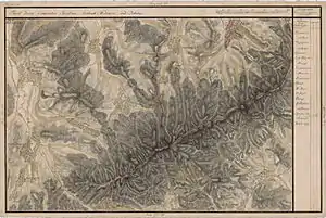 Treznea pe Harta Iosefină a Transilvaniei, 1769-1773