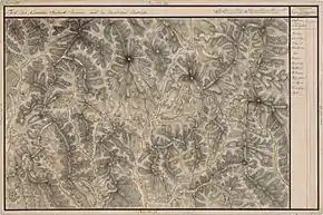 Sita în Harta Iosefină a Transilvaniei, 1769-1773.(Click pentru imagine interactivă)