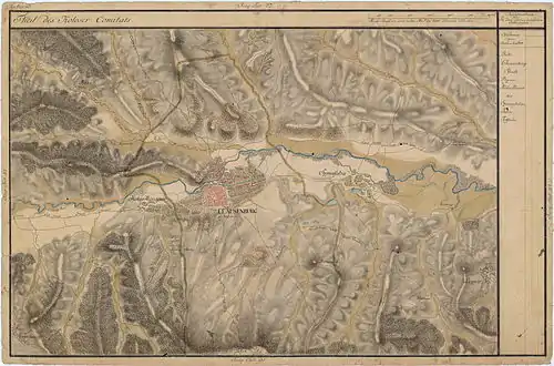 Someşeni pe Harta Iosefină a Transilvaniei, 1769-1773 (Sectio 083)
