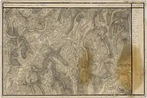 Batoș în Harta Iosefină a Tansilvaniei, 1769-73