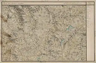 Suatu pe Harta Iosefină a Transilvaniei, 1769-1773(Click pentru imagine interactivă)