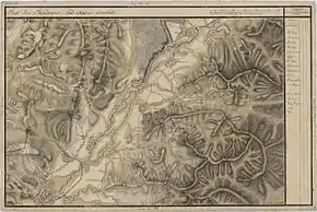 Reghin în Harta Iosefină a Transilvaniei, 1769-73