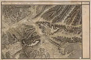 Sovata pe Harta Iosefină a Transilvaniei, 1769-73