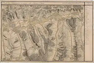 Idiciu în Harta Iosefină a Transilvaniei, 1769-73