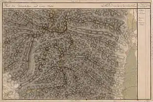 Siculeni în Harta Iosefină a Transilvaniei, 1769-73