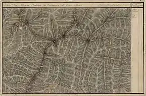 Bixad pe Harta Iosefină a Transilvaniei, 1769-1773