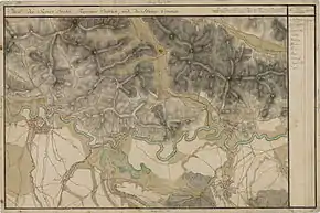 Mândra în Harta Iosefină a Transilvaniei, 1769-73(Click pentru imagine interactivă)