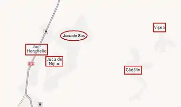 Comuna Jucu şi satele componente