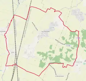 Poziția localității Juillé