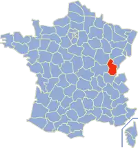 Poziția regiunii Jura