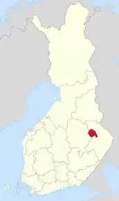 Poziția localității Juuka