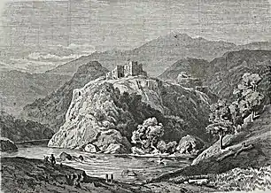 Cetatea Chioarului (litografie de epocă)