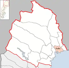 Localizarea comunei în cadrul comitatului