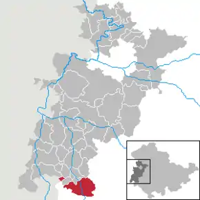 Poziția localității Kaltennordheim